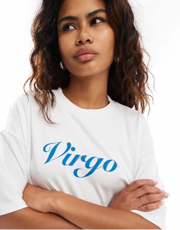 oversized t-shirt with Virgo graphic