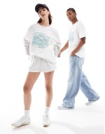 40% New oversized t-shirt with Ibiza print in white