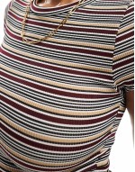 striped baby tee in multi